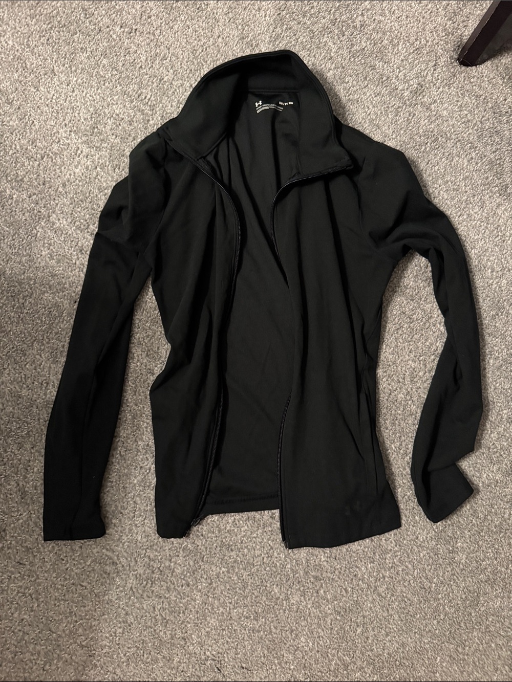 Under Armour Women’s Black Full-Zip Bomber Jacket